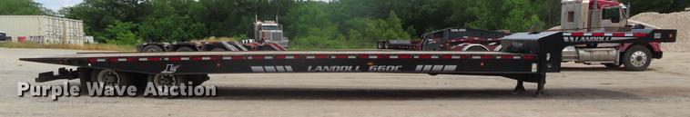 image for item DD6207 2002 Landoll 660C tilt deck equipment trailer