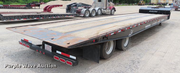 image for item DD6207 2002 Landoll 660C tilt deck equipment trailer