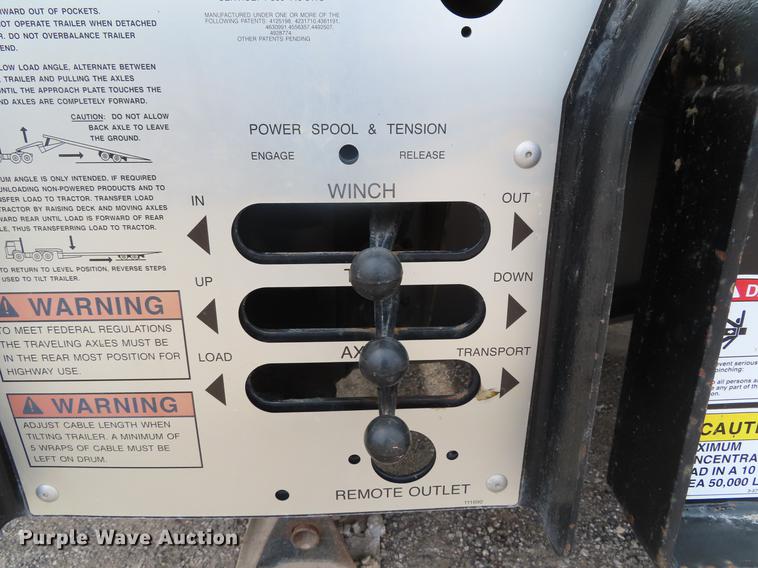 image for item DD6207 2002 Landoll 660C tilt deck equipment trailer