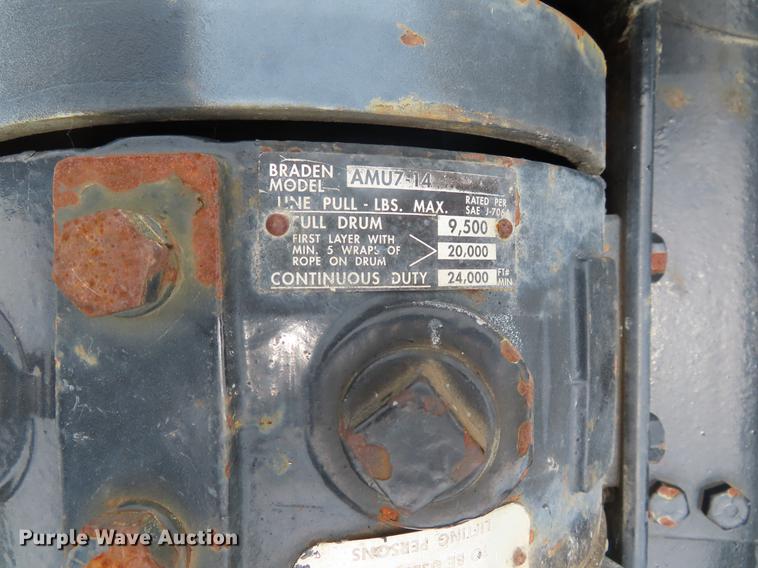 image for item DD6207 2002 Landoll 660C tilt deck equipment trailer