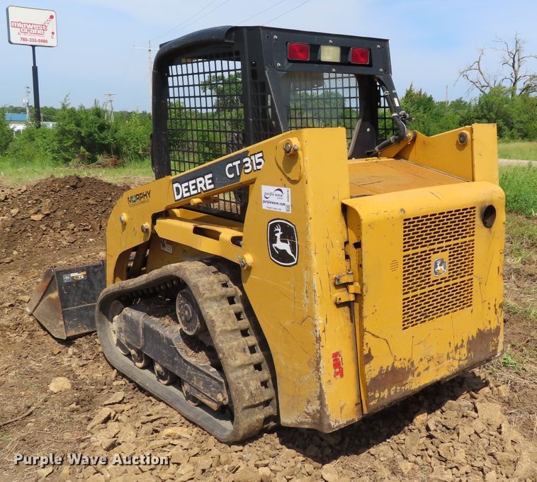 image for item DD6245 2009 John Deere CT315 skid steer