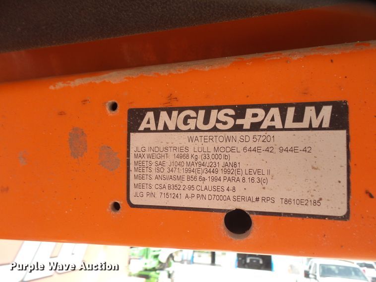 image for item DD6289 2006 JLG 944E-42 telehandler