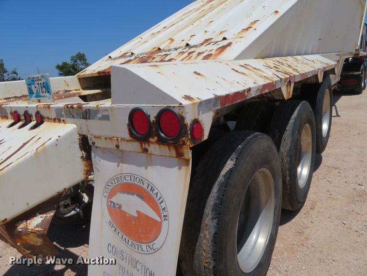image for item DD7104 2009 CTS BDT-42 bottom dump trailer