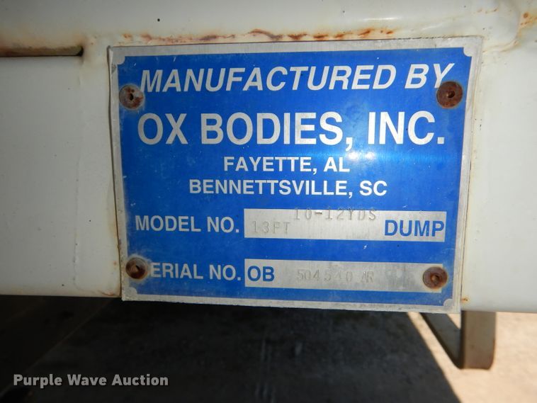 image for item DE3523 1988 International S1900 dump truck