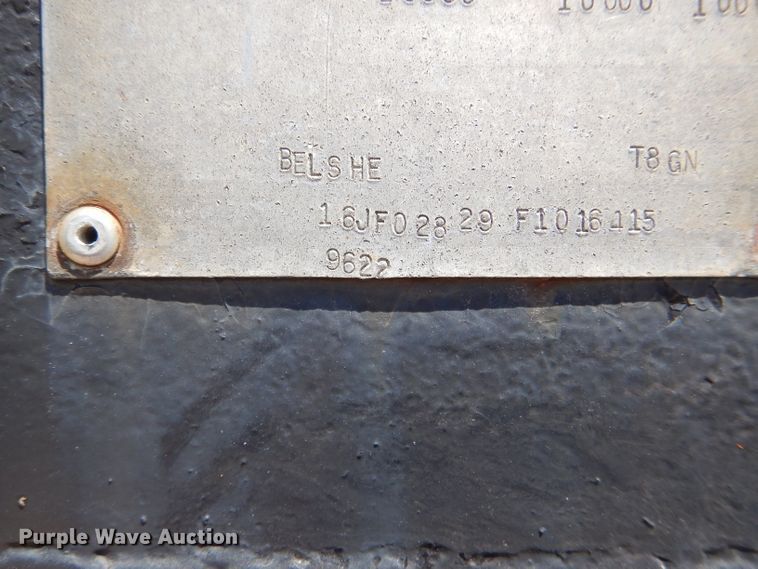 image for item DE3527 1985 Belshe T8GN equipment trailer