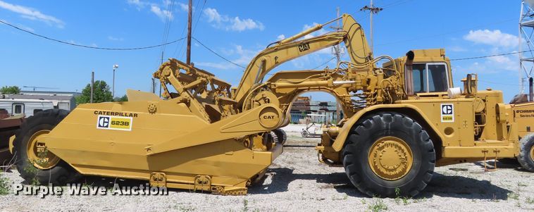 image for item DE3535 1980 Caterpillar 623B elevating scraper