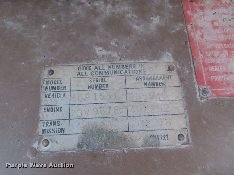 image for item DE3535 1980 Caterpillar 623B elevating scraper