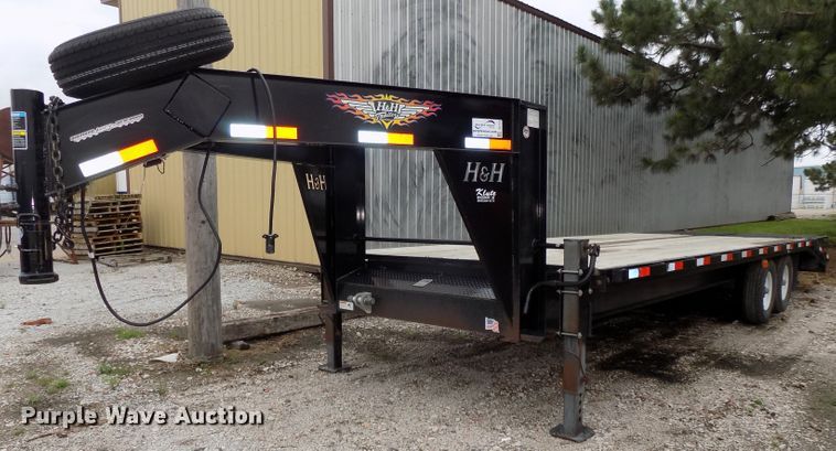 image for item DE7724 2015 H&H equipment trailer