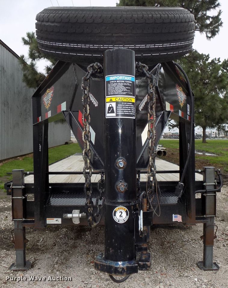 image for item DE7724 2015 H&H equipment trailer