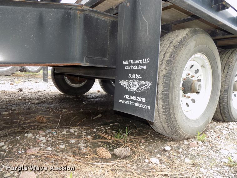 image for item DE7724 2015 H&H equipment trailer