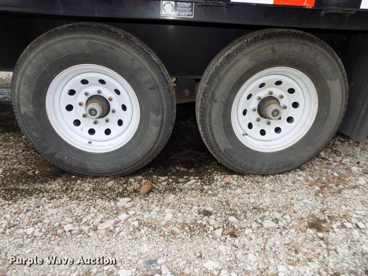 image for item DE7724 2015 H&H equipment trailer