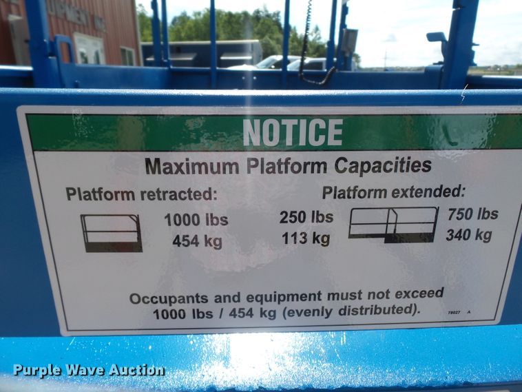 image for item DE7830 Genie GS2646 scissor lift