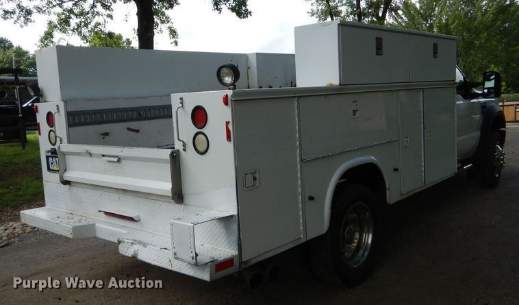image for item DE8489 2008 Ford F450 Super Duty XL utility bed truck