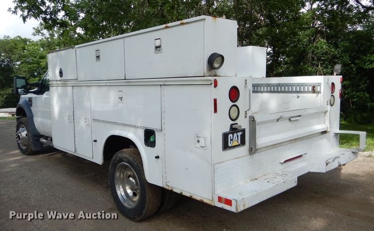 image for item DE8489 2008 Ford F450 Super Duty XL utility bed truck