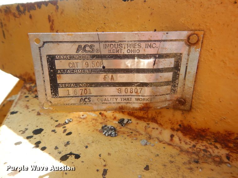 image for item DE8495 1995 Caterpillar 950F Series II wheel loader