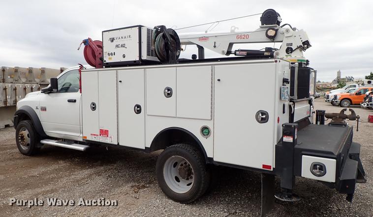 image for item DF1204 2011 Dodge Ram 5500 service truck with crane