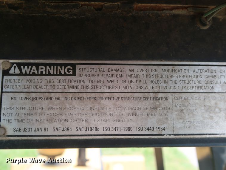 image for item DG3493 1995 Caterpillar 446B backhoe