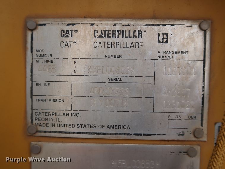 image for item DG3493 1995 Caterpillar 446B backhoe