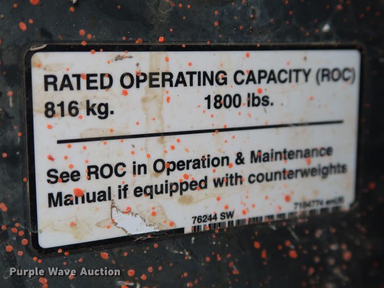 image for item DG3495 2012 Bobcat T180 skid steer