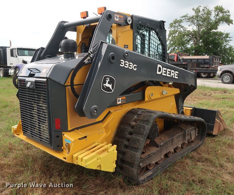 2018 John Deere 333G skid steer in Ardmore, OK Item DG4027 sold