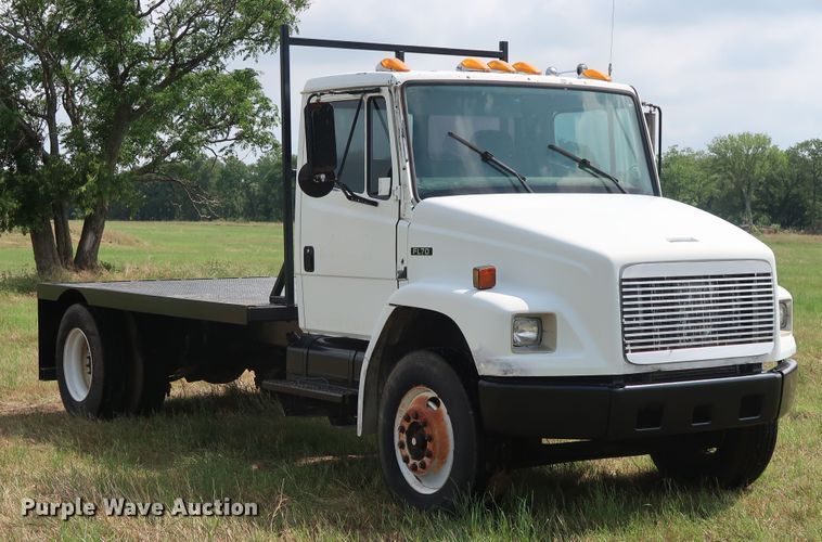 image for item DG4028 1996 Freightliner FL70 flatbed truck