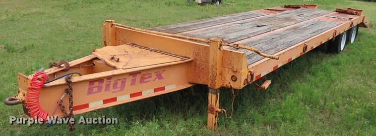 image for item DG4031 2002 Big Tex 4XPH-24+5 equipment trailer