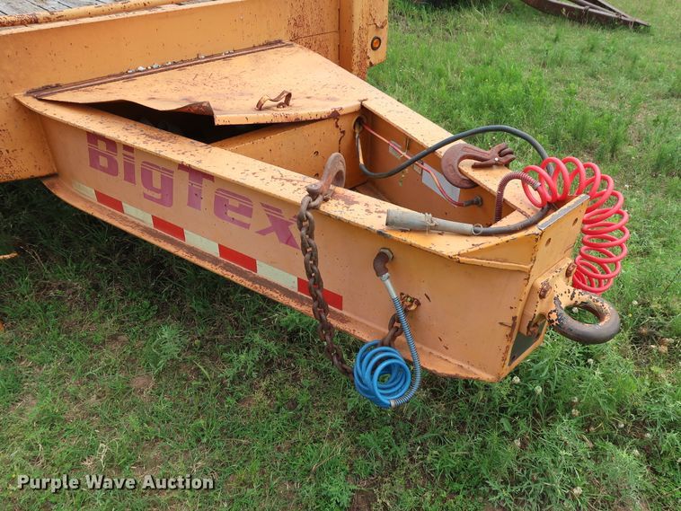 image for item DG4031 2002 Big Tex 4XPH-24+5 equipment trailer