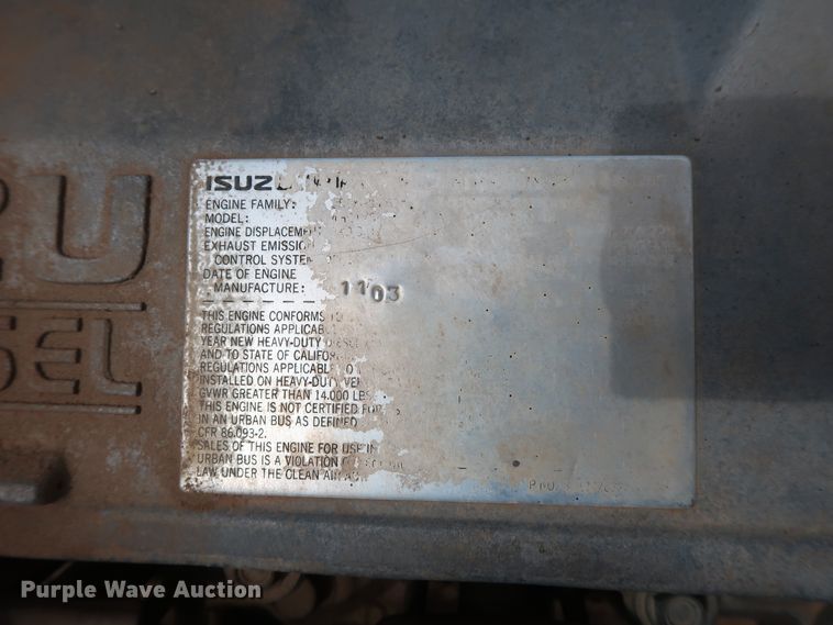 image for item DG4032 2004 Chevrolet W4500 box truck