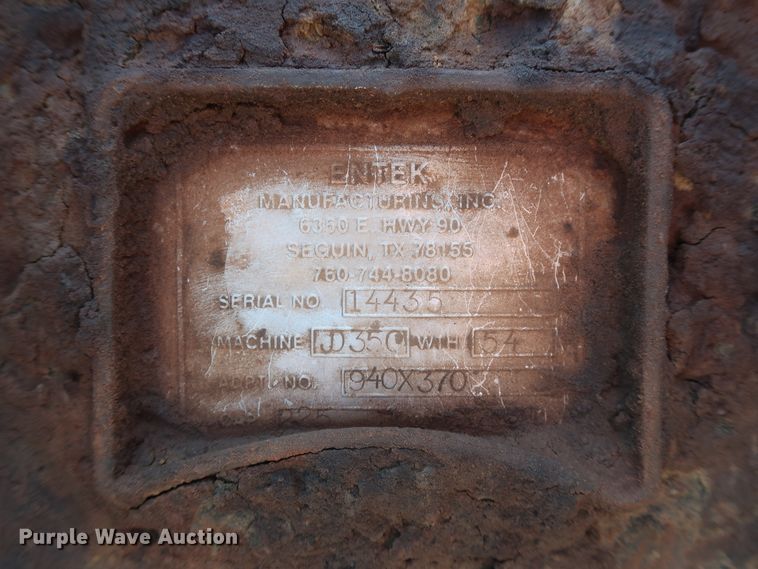 image for item DG4033 Entek 54"W excavator bucket