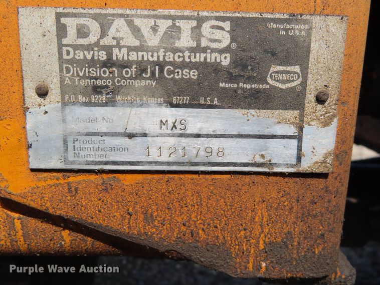 image for item DH0259 Case Davis MXS mini sneaker vibratory cable plow