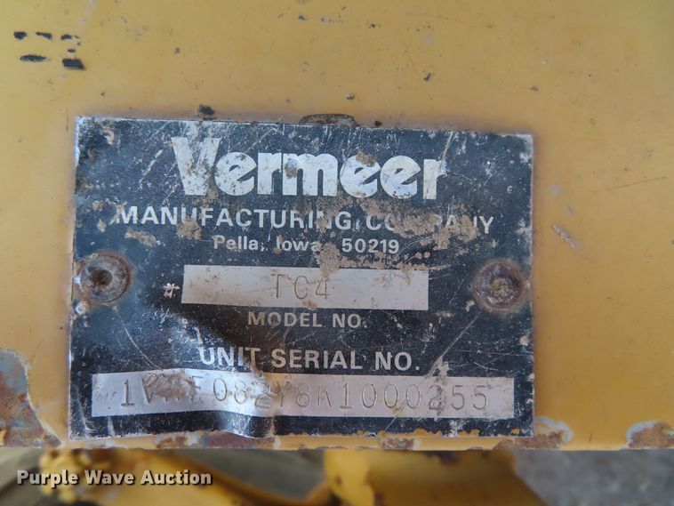 image for item DH0261 Vermeer TC4 trench compactor