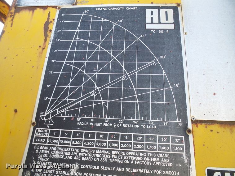 image for item DI0503 1975 Ford crane truck