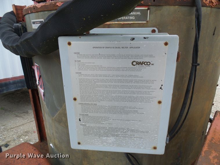 image for item DI0512 1998 Crafco SS125 melter applicator