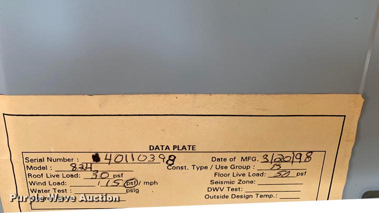 image for item DI0515 1998 Turb office trailer