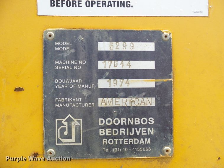 image for item DI0517 1974 American 5299 crane