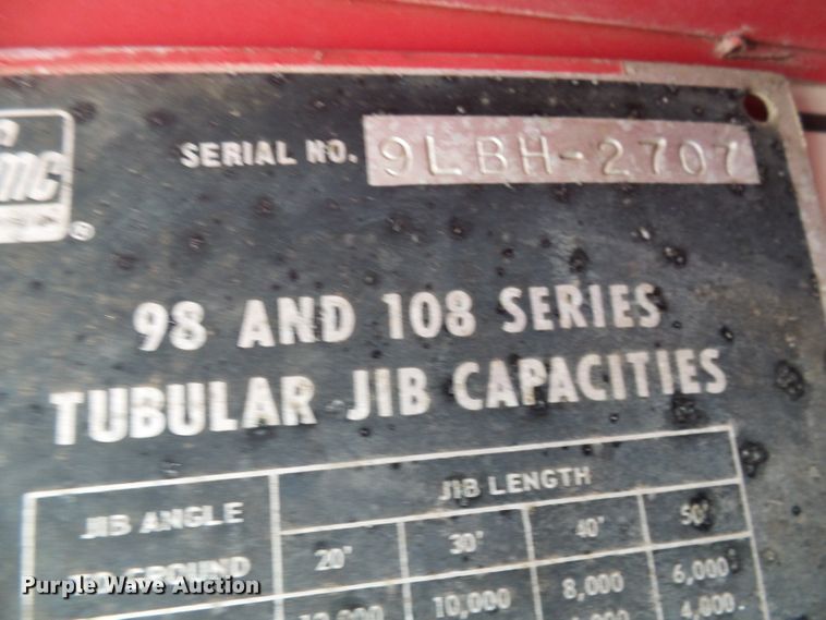 image for item DI0523 1964 Link Belt HC98-A crane