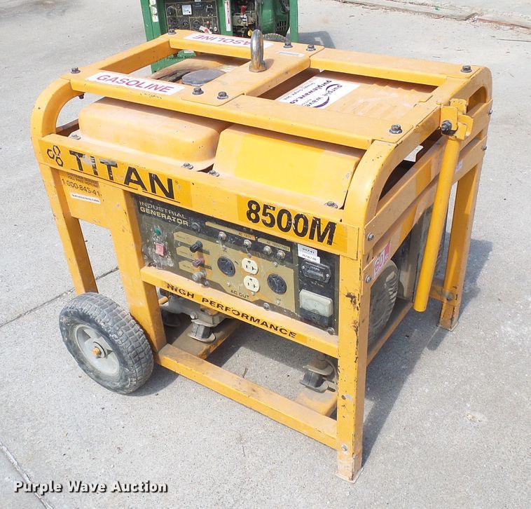 image for item DI0527 Titan 8500M generator