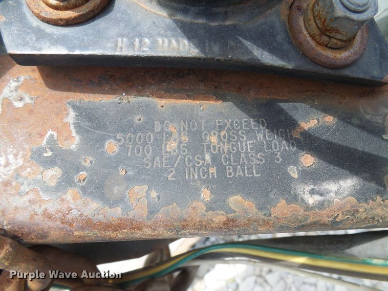 image for item DI0530 1997 Jerry James utility trailer