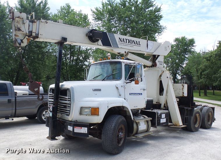 image for item DI0538 1988 Ford LTS9000 crane truck