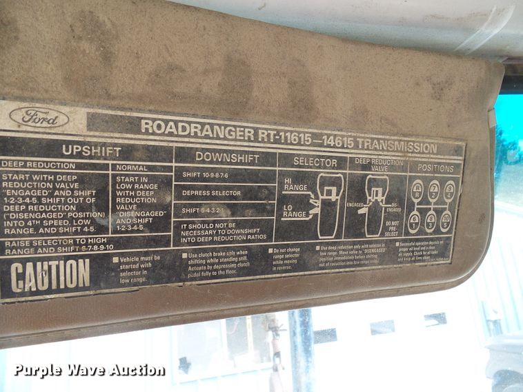 image for item DI0538 1988 Ford LTS9000 crane truck