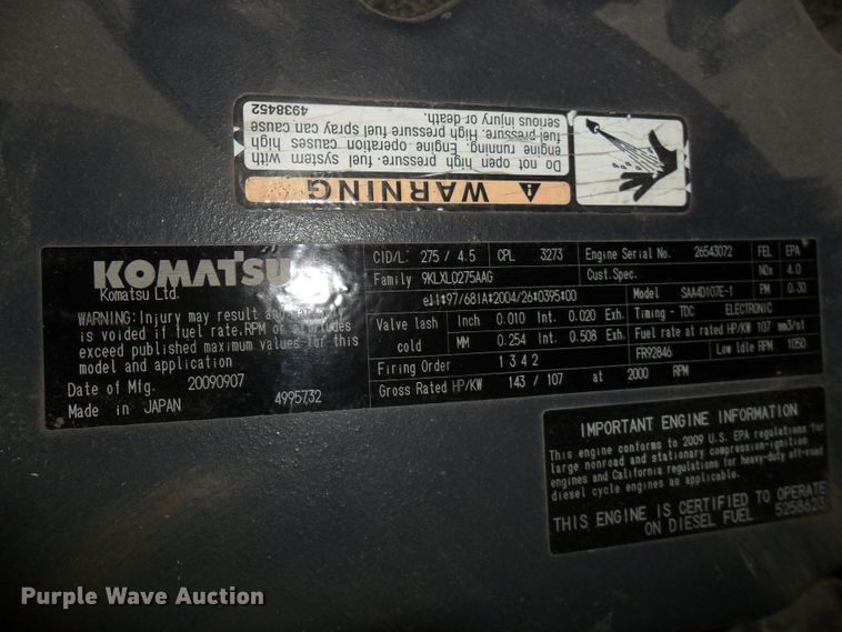 image for item DI9019 Komatsu S8A4D107E engine block and parts