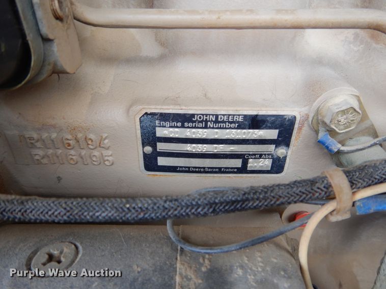 image for item DY9845 1993 Ingersoll Rand 185 air compressor