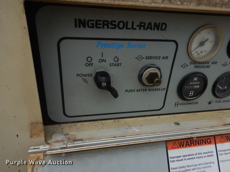 image for item DY9845 1993 Ingersoll Rand 185 air compressor