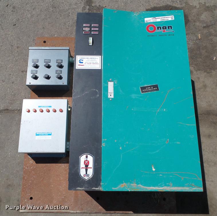 image for item EM9754 Onan automatic transfer switch