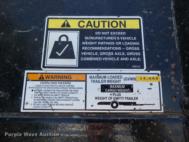 image for item EM9761 2018 Doolittle dump trailer