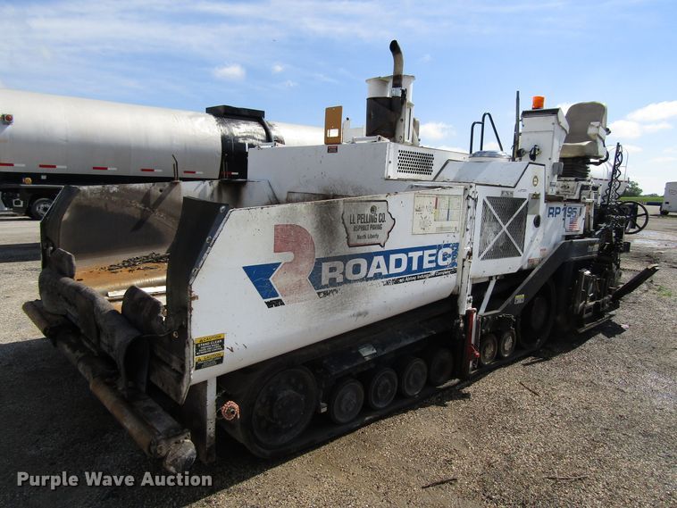 image for item EU9688 2011 Roadtec RP195 paver