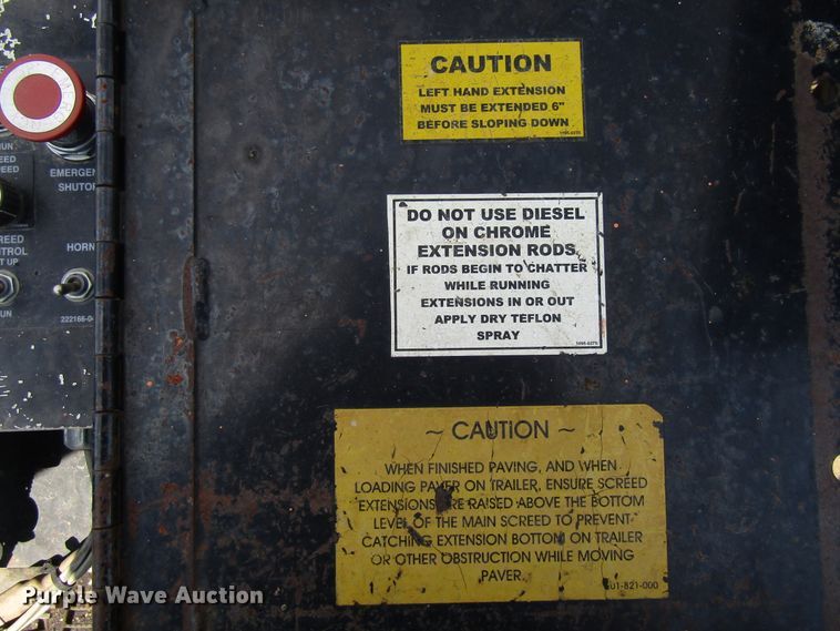 image for item EU9688 2011 Roadtec RP195 paver