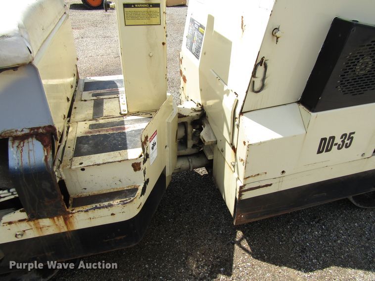 image for item EU9691 1988 Ingersoll Rand DD35 double drum vibratory roller