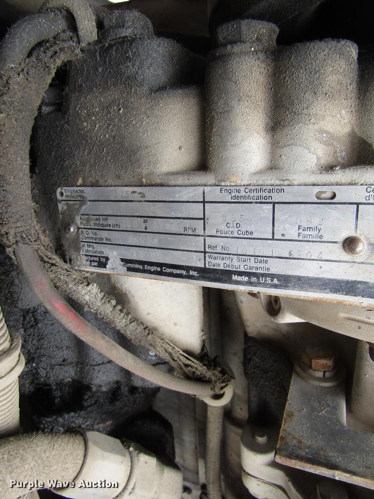 image for item EU9698 1989 White GMC WCA Aero truck cab and chassis