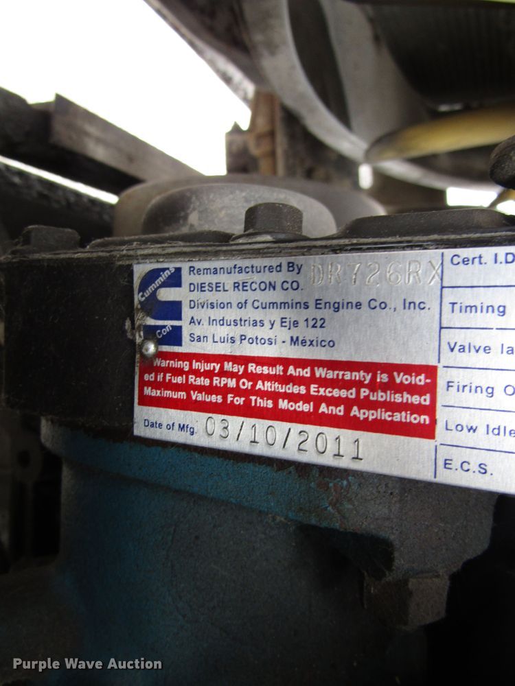 image for item EU9699 1998 Ford F800 truck cab and chassis